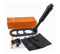 Metal Detector impermeabile Versione pieghevole Bobina a impulsi Scansione a subacquea Pinpointer Rilevamento(Black)