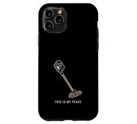 Metal Detector introverso Hobbyist Tranquillo Detectorist Regalo Custodia per iPhone 11 Pro