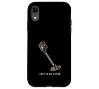 Metal Detector introverso Hobbyist Tranquillo Detectorist Regalo Custodia per iPhone XR