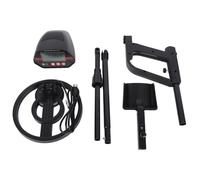 Metal Detector Kit Underground Treasure Archaeology Scanner with High Sensitivity Multi Audio LCD Display Disc Mode IP68 Coil for Entertainment at Beach or Stream ABS Black 20