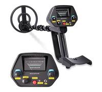 Metal Detector, MD-4080 Rilevatore d'oro sotterraneo professionale che individua cercatori di cacciatori di tesori d'oro(Noir)