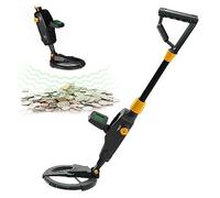 Metal Detector, Metal Detector for bambini Tesoro d'oro regolabile ad alta precisione con display LCD Bobina sotterranea di ricerca impermeabile