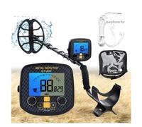 Metal Detector, Metal Detector Posizionamento puntuale Rilevatore d'oro portatile a bobina impermeabile IP68 for la ricerca di tesori(GT800-1)