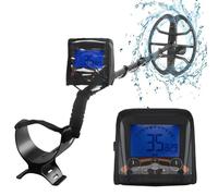 Metal detector, Metal Detector Professionale Rilevatore di Oro a Profondità Sotterranea Tesori Portatile Alta Frequenza Rilevamento Punti per la caccia in spiaggia