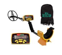 Metal Detector, Metal Detector sotterraneo for oro e arnto MD-6350 Localizzatore di gioielli Reliquie personalizzate Pinpointer for monete Ricerca impermeabile(MD6350 Yellow)