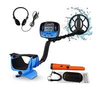 Metal Detector, Metal Detector Underground Professional Depth Search Finder Gold Detector Rilevatore di tesori Pinpointer Bobina impermeabile(As photo)