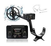 Metal Detector, Metal Detector Waterproof Detector De Metales Profesional Localizzazione for la ricerca del tesoro Ferro d'oro sotterraneo(GT200-2)