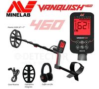 METAL DETECTOR NUOVO VANQUISH 460 MINELAB PIASTRA V10X 10x7" TECNOLOGIA MULTI-IQ