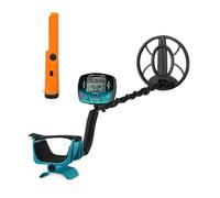 Metal Detector Oro LCD Ricerca Target ID Profondità Massima Caccia Al Tesoro Pin Pointer Impermeabile Individua Modello Rilevazione Accurata(MD910 GP)