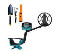 Metal Detector Oro LCD Ricerca Target ID Profondità Massima Caccia Al Tesoro Pin Pointer Impermeabile Individua Modello Rilevazione Precisa(MD910SR700)