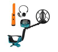 Metal Detector Oro LCD Ricerca Target ID Profondità Massima Caccia Al Tesoro Pin Pointer Impermeabile Individua Modello Rilevazione Accurata(MD910 GPH)