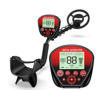 Metal Detector per Adulti Professionale Pannello luminoso for metal detector sotterraneo con display LCD Identità del bersaglio Metalli preziosi Oro Cerca Esplora Seeker