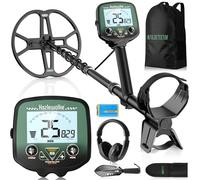 Metal Detector per Adulti professionali con Bobina Double-D Impermeabile 13", Alta Frequenza 19,23 kHz per Oro Detecting, Bilanciamento del Suolo Regolabile Migliorato, 3 Modalità di Rilevamento