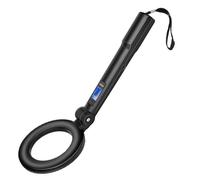 Metal detector pieghevole ad alta sensibilità con schermo LCD visivo rileva piccoli metalli chiodi a moneta adatto per uso interno esterno metal detector portatile con allarme visivo