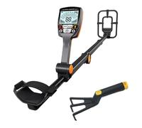Metal Detector Pieghevole In Oro 0-99 Indicazione Del Bersaglio Digitale Esplora Nove Metalli Caccia Al Tesoro Maggiore Precisione Di Profondità Alta Sensibilità(TX640 With Rake)