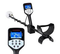 Metal Detector pieghevole, Metal detector portatile professionale con display for la ricerca di oro sotterraneo e di bersagli,per adulti