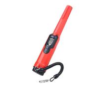 Metal Detector pieghevole, Metal detector portatile professionale impermeabile con tecnologia di scansione laterale a 360° for la ricerca di tesori all'aperto e la ricerca 'oro,per adulti(Red)
