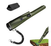 Metal detector pinpointer, metal detector portatile | Detectrice impermeabile metallo,Tester di localizzatore di alta precisione professionale portatile con custodia per caccia al tesoro, oro,