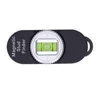 Metal detector portatile con ricerca di perni magnetici con indicatore di livello per viti con chiodi in acciaio (Nera)