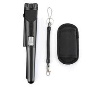 Metal Detector portatile Impermeabile ad alta sensibilità Rivelatore d'oro Puntatore Tesoro Individuazione Sonda con schermo LCD Per la spiaggia o il giardino(Noir)