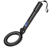 Metal detector portatile Metal detector portatile tester d'oro pieghevole con avviso audio e vibrazione Alta sensibilità per piccoli oggetti metallici Ricerca di tesori con scansione a 360°
