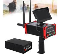 Metal detector portatile per oro, argento, rame, ad alta precisione, con profondità di rilevamento di 15 m e portata di 99 m, display chiaro, localizzatore oro intelligente per la caccia al tesoro