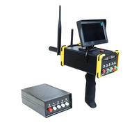 Metal detector portatile per rilevamento oro, argento e rame, schermo ad alta definizione, portata profonda 15 m, distanza di rilevamento 100 m per la caccia al tesoro