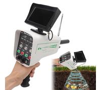 Metal detector professionale con display ad alta precisione, profondità 30 m e portata 1000 m, ideale per individuare gemme oro, argento, rame e diamanti