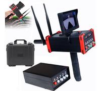 Metal Detector professionale con display LCD, doppia asta regolabile, profondità 16 m, abbinamento rapido con un clic per una maggiore precisione di rilevamento dell'oro