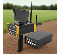 Metal Detector professionale con profondità di 16 m, portata di 99 m, Pinpointer portatile, schermo HD per la caccia al tesoro sotterraneo