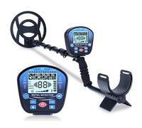Metal Detector Professionale per Adulti, Impermeabile, Display LCD retroilluminato Rilevatore d'Oro, Nuovo Chip DSP Avanzato, Alta Precisione, Modalità di Memoria Forte per Rilevamento dell'Oro a Cacc