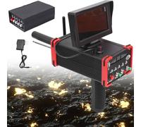 Metal detector professionale per oro, argento, diamanti, rame, a lungo raggio, rilevamento profondo 0-16 m, ideale per esplorazione mineraria e caccia al tesoro.