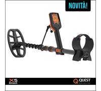 METAL DETECTOR QUEST X5 IDMAXX PIASTRA BLIZZARD9 24x14 MULTIFREQUENZA WIRELESS