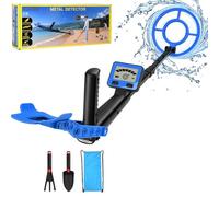 Metal Detector Regolabile Per Bambini 1 2 Libbre Con Scansione Parallela Del Terreno Rileva La Chiave Della Moneta Dei Gioielli a 10 Cm Profondità Costruzione in ABS Vite Fissa Del Coperchio