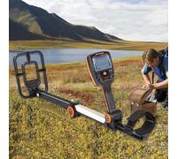 Metal detector regolabili ad alta precisione con localizzazione, metal detector pieghevole, bobina di ricerca impermeabile da 9,8", ricerca ideale for rilevare oro, monete, caccia al tesoro, leggero