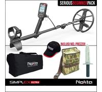 METAL DETECTOR SIMPLEX ULTRA NOKTA SPECIAL PACK PINPOINTER PALA ZAINO GUANTI