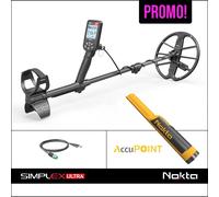 METAL DETECTOR SIMPLEX ULTRA NOKTA PIASTRA SX28 CERCAMETALLI PINPOINTER ACCUPOIN