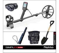 METAL DETECTOR SIMPLEX ULTRA WHP SPECIAL PACK PINPOINTER PALA MARSUPIO