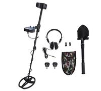 Metal Detector sotterraneo Bobina di ricerca impermeabile Asta telescopica regolabile Rilevamento profondo Profondità di 8,5 metri con pala pieghevole per caccia al tesoro nel