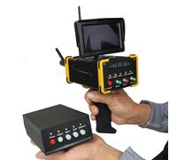 Metal detector sotterraneo con scansione oro e argento, velocità di ricerca regolabile e gamma, ideale per la caccia al tesoro e il rilevamento di metalli