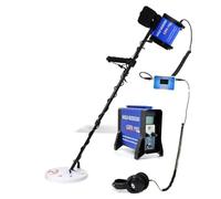 Metal detector sotterraneo impermeabile ad alta precisione, rilevatore d'oro for adulti, ha sei modalità di ricerca, auricolare esterno cablato o Bluetooth, for cacciare tesori, monete e gioielli