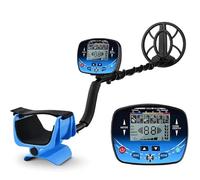 Metal Detector sotterraneo Oro LCD Cerca Target ID Profondità Massima Caccia al Tesoro PinPointer Impermeabile Individua Modello per il rilevamento dell'oro