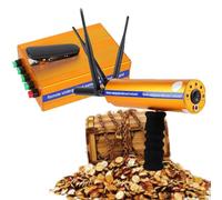 Metal detector sotterraneo portatile, professionale ad alta sensibilità, ricaricabile, localizzatore di metalli sotterraneo for oro/argento/rame/pietre preziose.