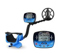 Metal detector sotterraneo Ricerca LCD oro ID target Profondità massima Tesoro PinPointer Impermeabile Localizza modello Uso subacqueo e in spiaggia(MD910 Blue)