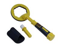 Metal detector subacqueo - 2 in 1 IP68 impermeabile palmare Pinpointer, induzione di impulsi con bobina di ricerca impermeabile da 14,9 cm e LED per immersioni, immersioni, spiagge, foreste e ricerca