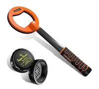 Metal Detector Subacqueo, Bacchetta Puntatore Pin Palmare Impermeabile IP68, Profondità 30m a 60m, con Bobina di Ricerca 5,9 Pollici, Vibrazione Suono e Luce (Arancia)