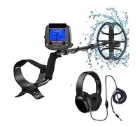 Metal Detector, TC-600 Metal Detector Professionale Profondità Sotterranea Gold Detector Treasure 19.2KHZ Rilevamento Pinpoint ad Alta Frequenza(With earphone)