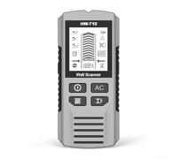 Metal detector tenuto in mano efficiente per il rilevamento di superfici metalliche e fili elettrici in tensione nelle pareti (giallo)
