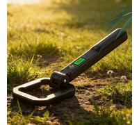 Metal Detector - Trova metalli con bussola integrata, rivelatore d'oro pieghevole impermeabile, strumento portatile per la caccia al tesoro con ricerca di avvisi di vibrazione acustica, avventura