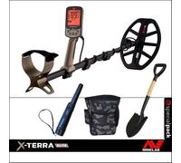 METAL DETECTOR X-TERRA ELITE STANDARD MINELAB INCLUSI PINPOINTER PALA MARSUPIO